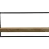 Wandplank Pardal Hout metaal 30x60 cm bruin