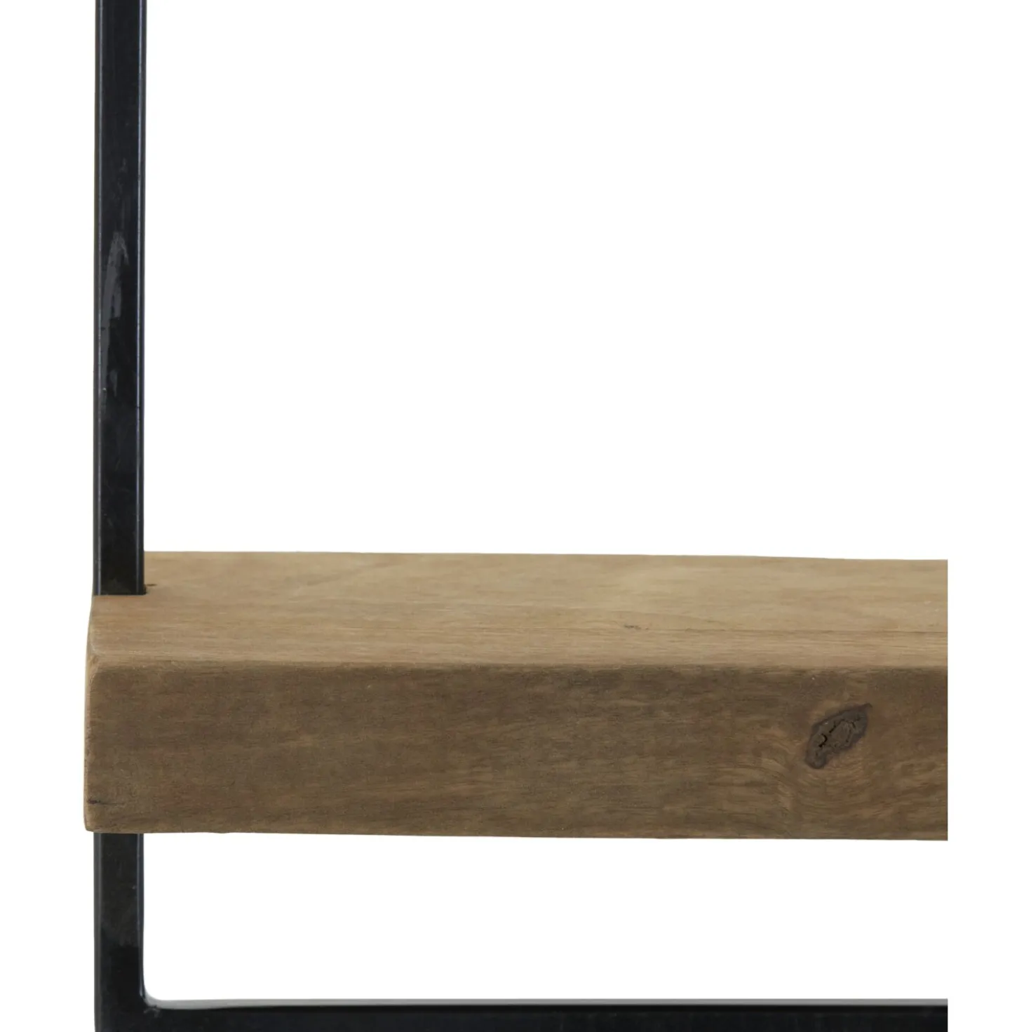 Wandplank Pardal Hout metaal 30x60 cm bruin