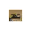 Wandplank Pardal Hout metaal 30x60 cm zwart