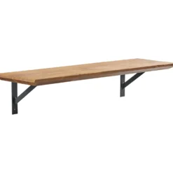 Wandplank Romaro 24x90 cm teak mix rough