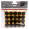 Zelfklevend Oravilt 50 mm rond bruin 8 stuks