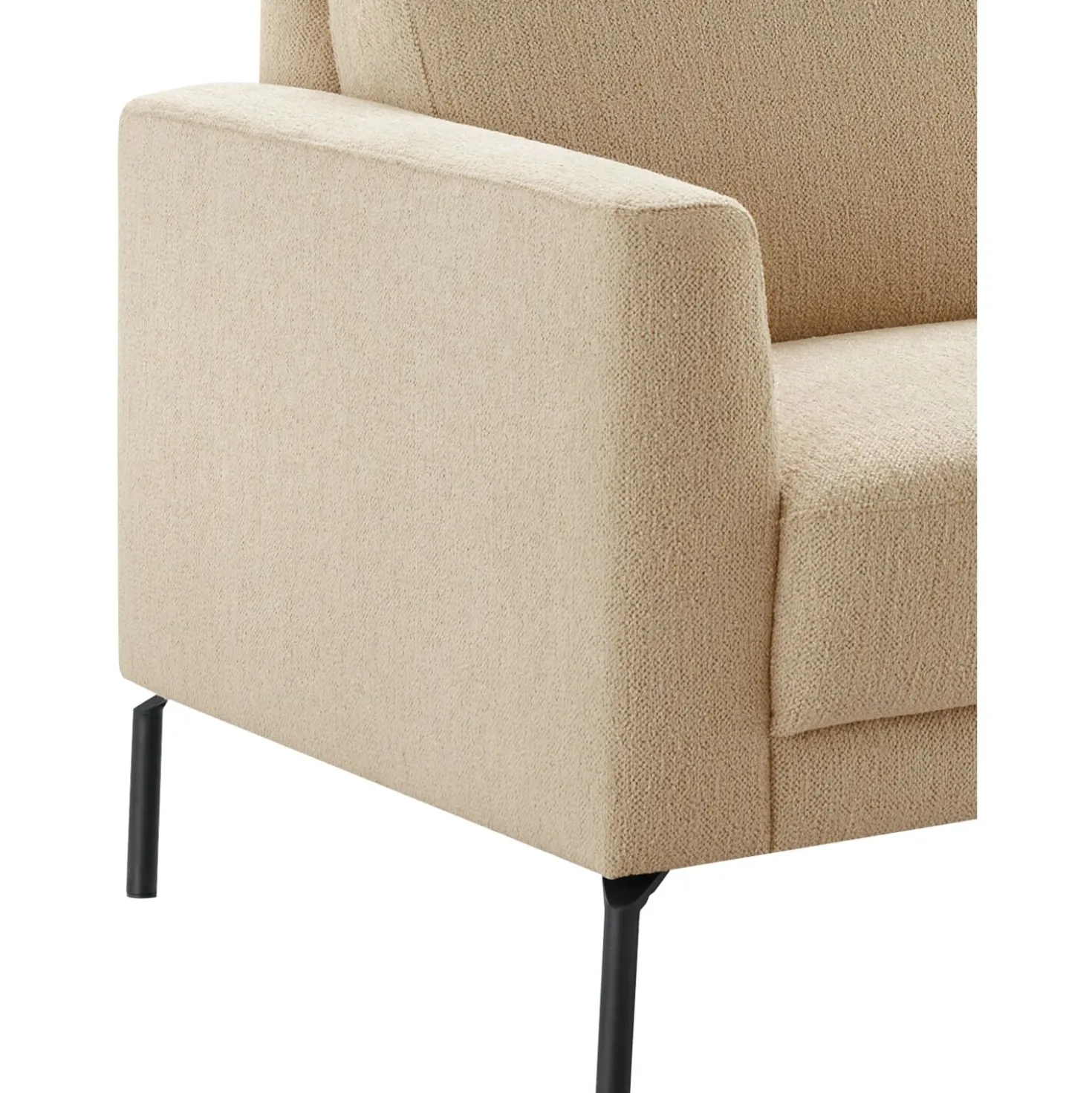 2,5 zitsbank Moscato Koudschuim beige relaxfunctie links