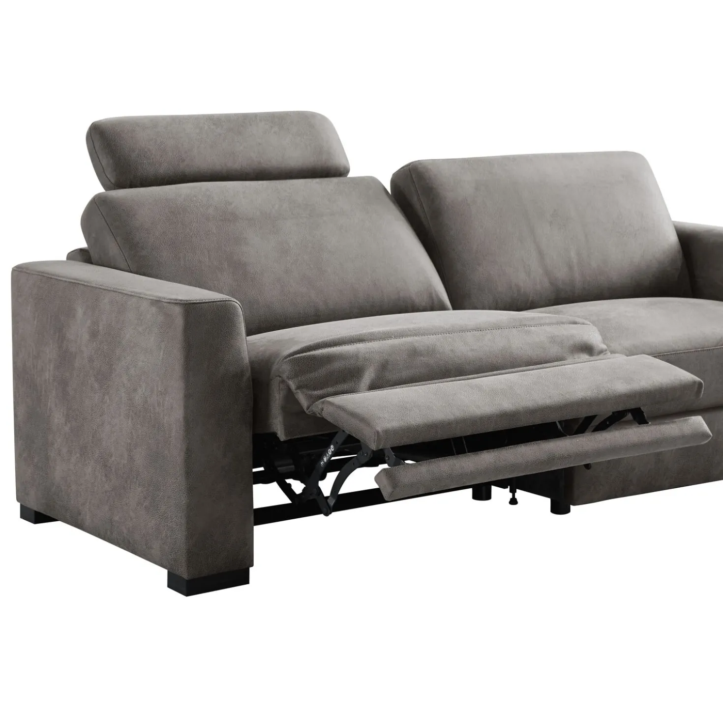 3 zitsbank Muscolo Donkergrijs relaxfunctie supreme comfort