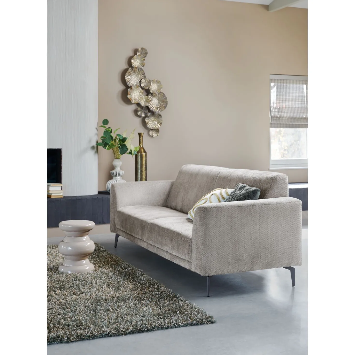 3 zitsbank Provesano HR reflex zitting beige