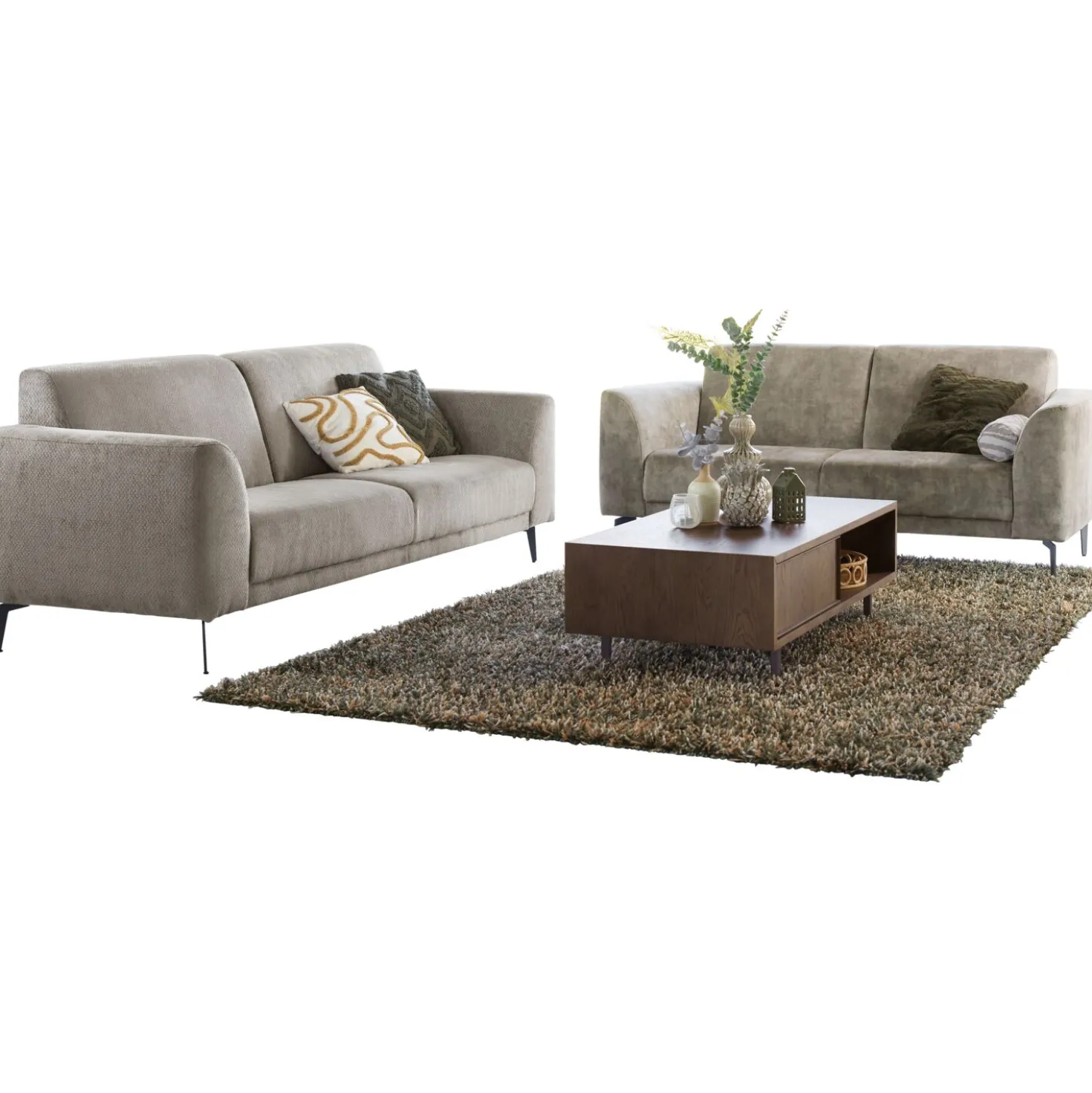2,5 zitsbank Provesano HR zitting beige